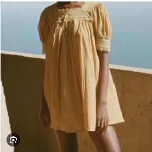 Doen Navan Dress in Wheat